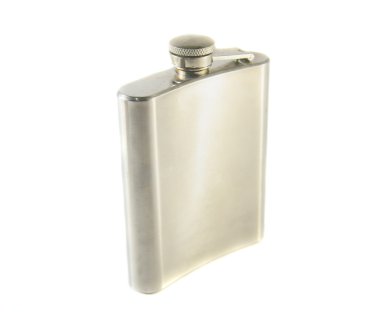Silver flask clipart
