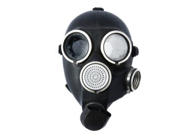 Gas Mask Isolated on White clipart