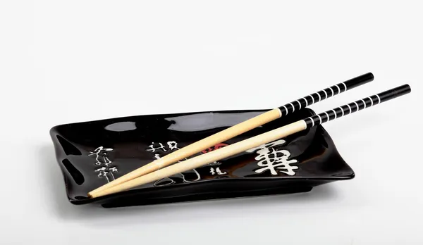 stock image Japanese bowl and chopsticks