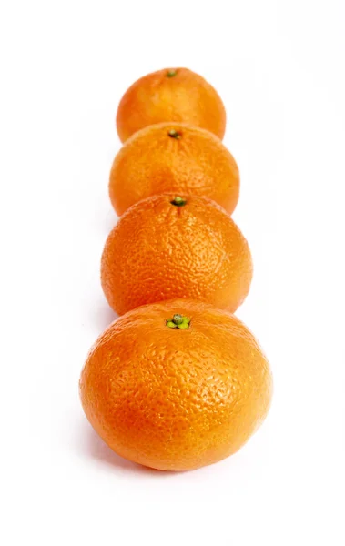 Arancio isolato su fondo bianco — Foto Stock