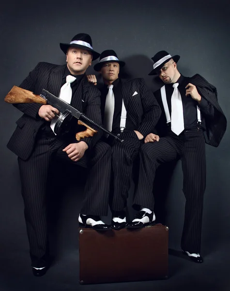 Três bandidos . — Fotografia de Stock