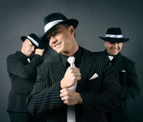 Three Gangsters. Gangster Gang Stock Photo, Picture and Royalty Free Image.  Image 5983347.