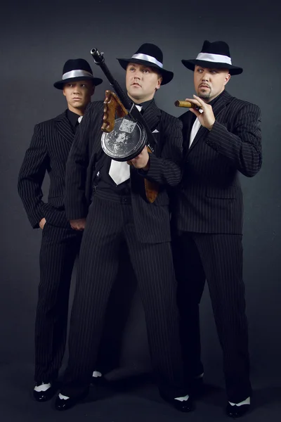 Tres gángsteres . —  Fotos de Stock