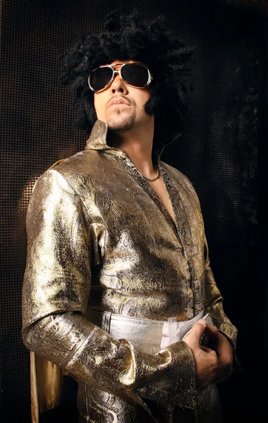 Homme en costume d'Elvis Preslej . — Photo