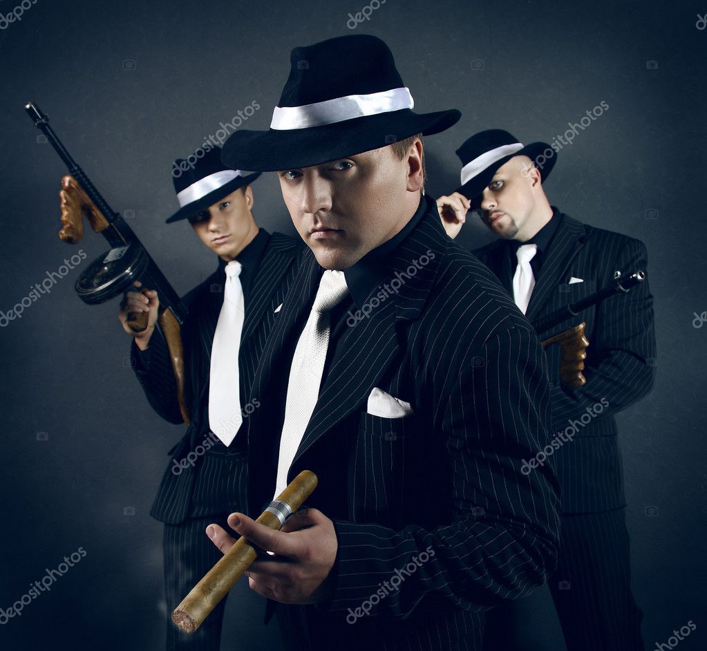 Three gangsters. Stock Photo by ©innervision 1660582