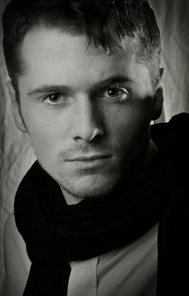 A portrait about a trendy cute guy