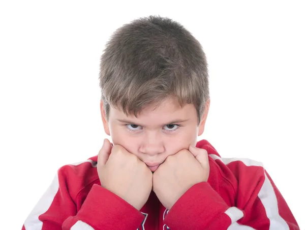 Offended little boy — Stock Photo, Image