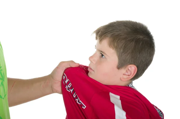 Little boy offend — Stock Photo, Image