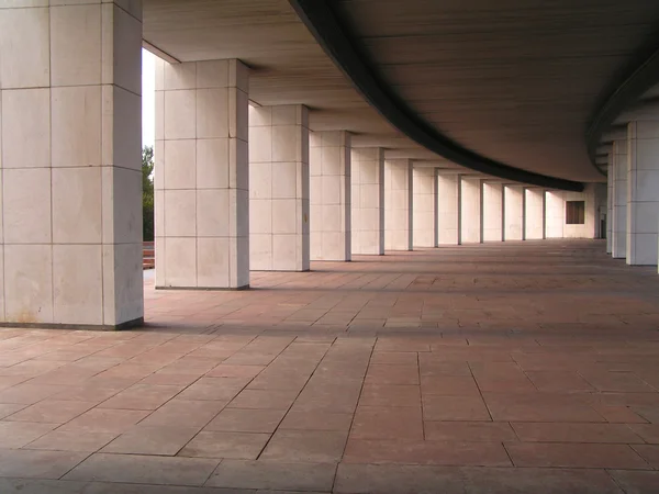 stock image Long line of columns