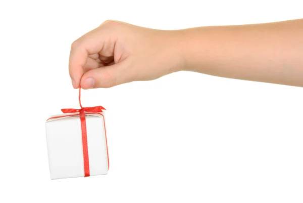 Fingers stretch gift — Stock Photo, Image