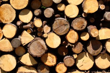 Pile of lumber clipart