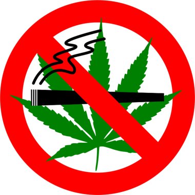 No Cannabis Smoking clipart