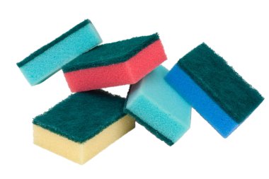 Colored Sponges clipart