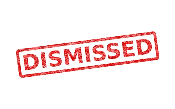Dismissed Stamp — Stock Photo, Image