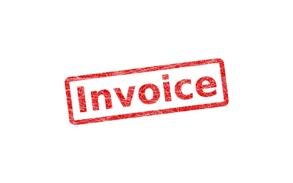 Invoice Stamp — Stock Photo, Image