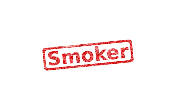 Smoker Stamp — Stock Photo, Image