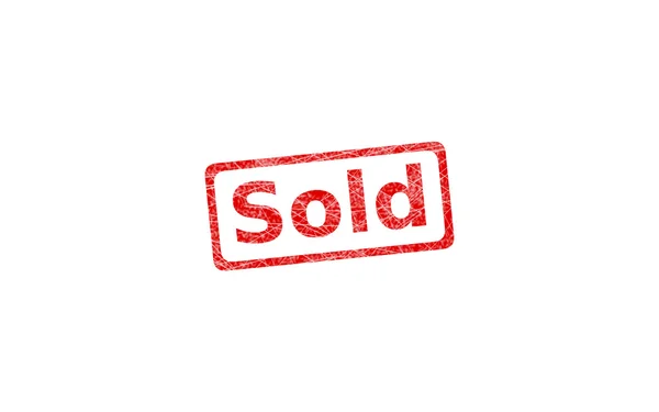 Sold Stamp — Stock Photo, Image