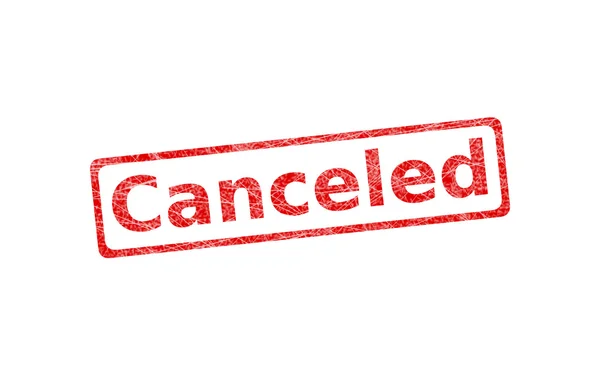 Canceled Stamp Stock Picture