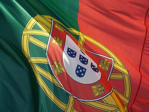 Portugalin lippu — kuvapankkivalokuva