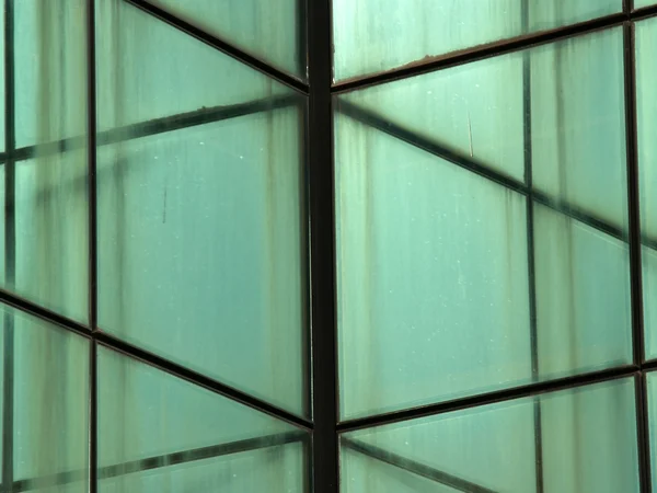 Szklane ściany budynku — Zdjęcie stockowe