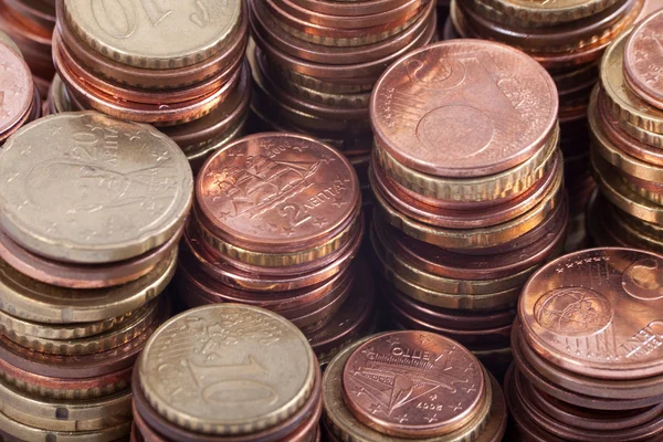 Money - Euro coins — Stock Photo, Image