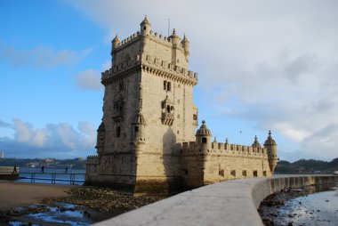 Belem Tower in Lisbon, Portugal clipart