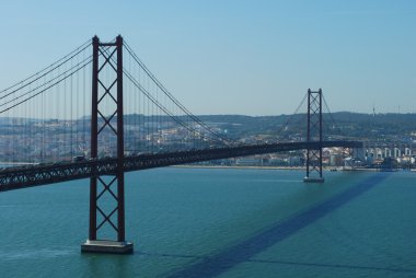 April 25th Bridge in Lisbon, Portugal clipart