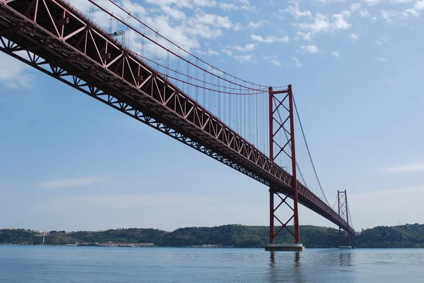 Лиссабонский мост - 25 апреля — стоковое фото