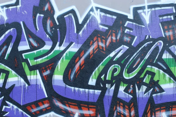 Pared de graffiti — Foto de Stock