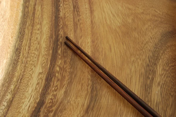 Placa de madeira para uma refeição de sushi — Fotografia de Stock