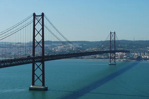 25 april Brug in Lissabon, Portugal — Stockfoto