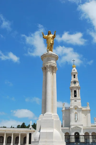 View of the Sanctuary of Fatima, in Port — Stock Photo, Image