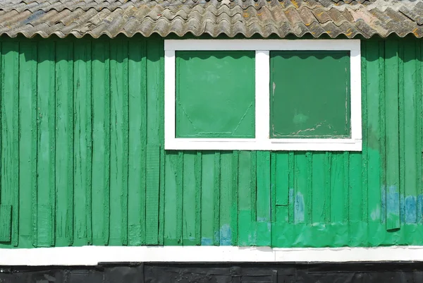 Gröna fiskare hus — Stockfoto