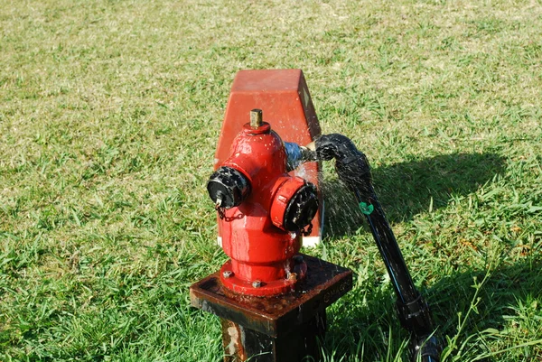 Hidrante rojo de fuego — Foto de Stock