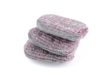 Tower of steel wool soap pad (staircase) clipart