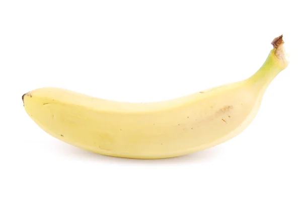 Färsk banan på vit — Stockfoto