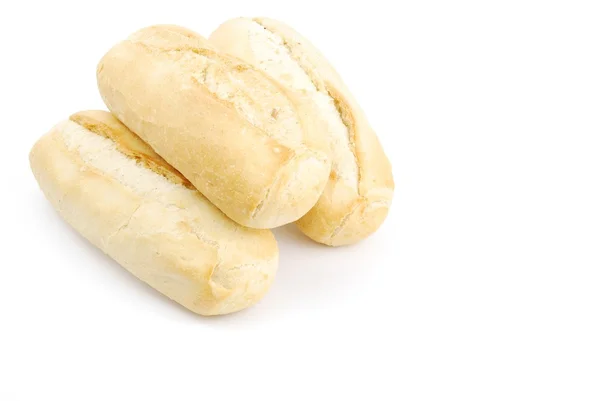 新鲜和自制的白面包 — 图库照片