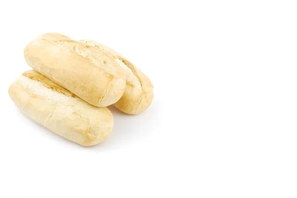 Pan blanco fresco baguette —  Fotos de Stock