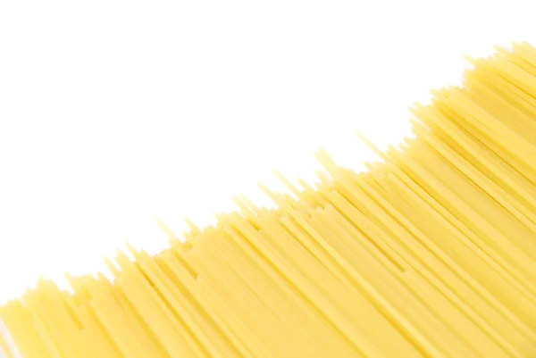 Spaghetti su bianco — Foto Stock