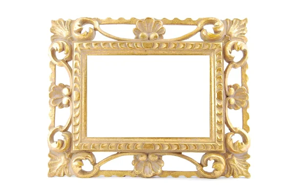 Gouden metalen frame — Stockfoto
