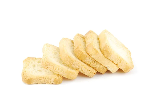 Cracker gustosi su bianco — Foto Stock