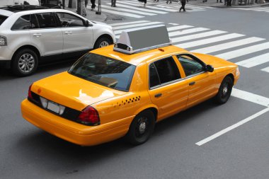 New York city cab clipart
