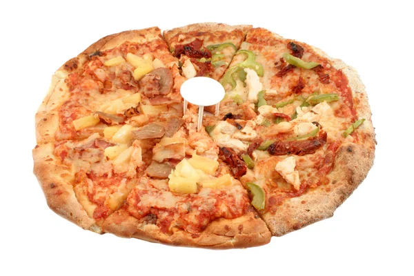 Pizz italiano redondo — Fotografia de Stock