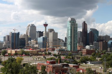 Calgary office buildings clipart