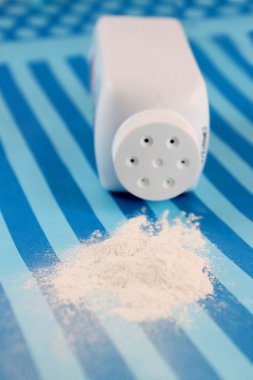 Spilled baby powder clipart