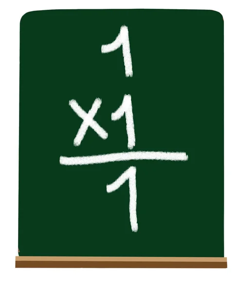 Primary school multiplication — Stock Photo, Image