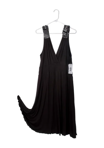 Zwarte jurk verkoop — Stockfoto