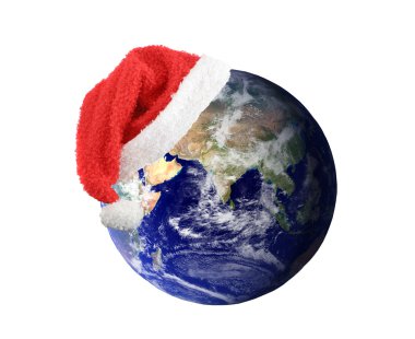 Christmas earth clipart