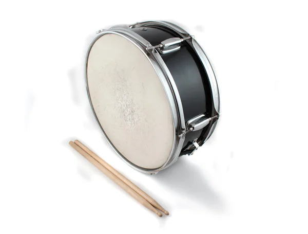 Drumsticks und Snare Drum — Stockfoto
