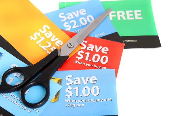 Coupon clipping — Stock Photo, Image
